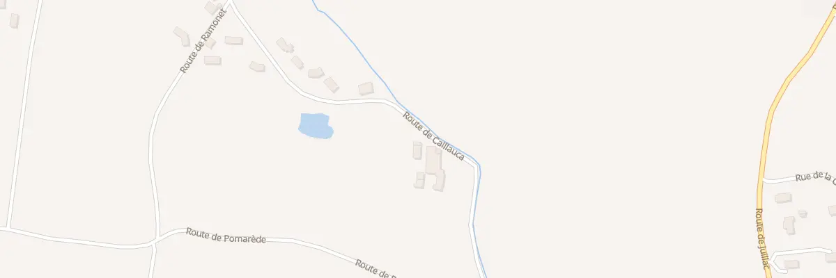 Plan du 185 Caillauca à Flaujagues