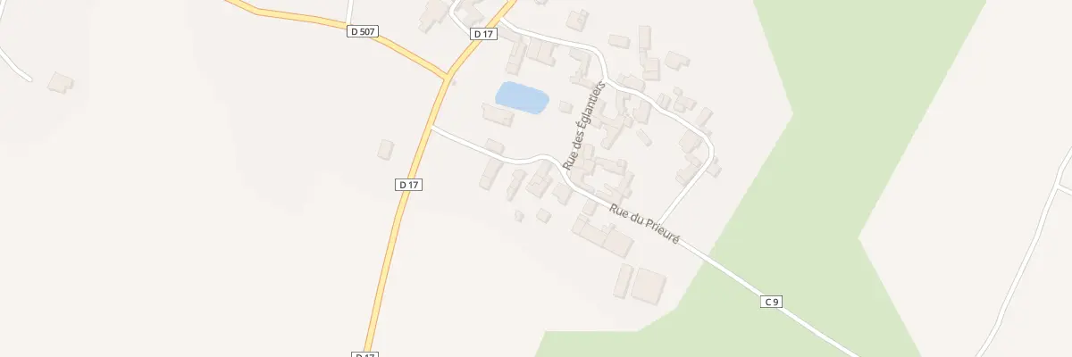 Plan du 8 Rue du Prieuré Courge à Vançais