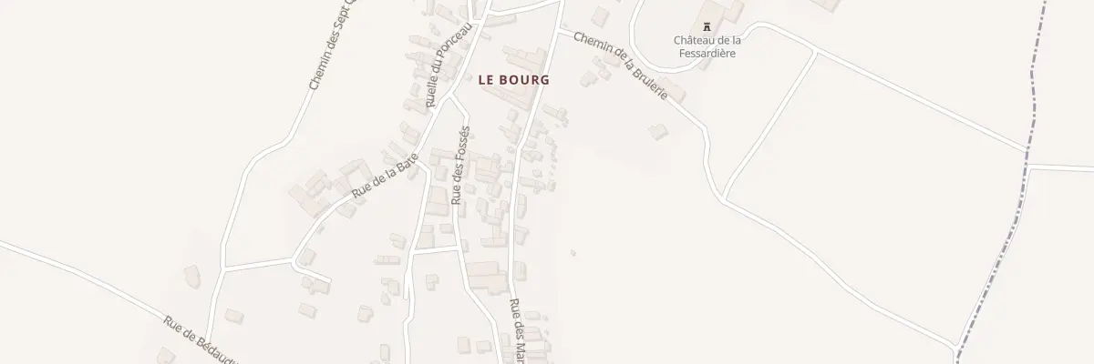 Plan du 15 Rue des Martyrs à Turquant