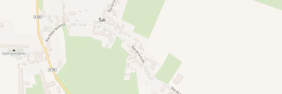 Plan du 12 Rue de la Forêt à Sai