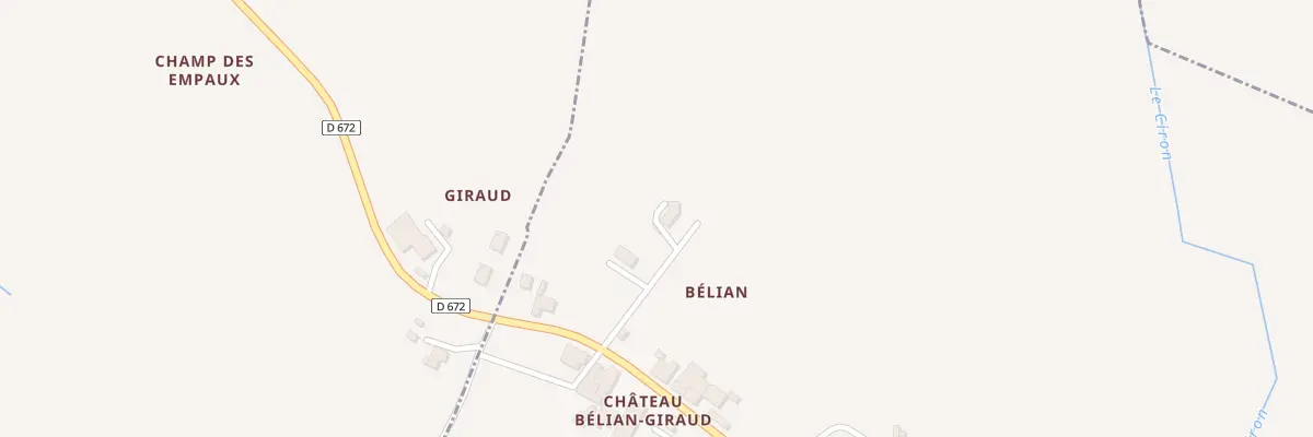 Plan du 6 Petit Tienne à Cazaugitat