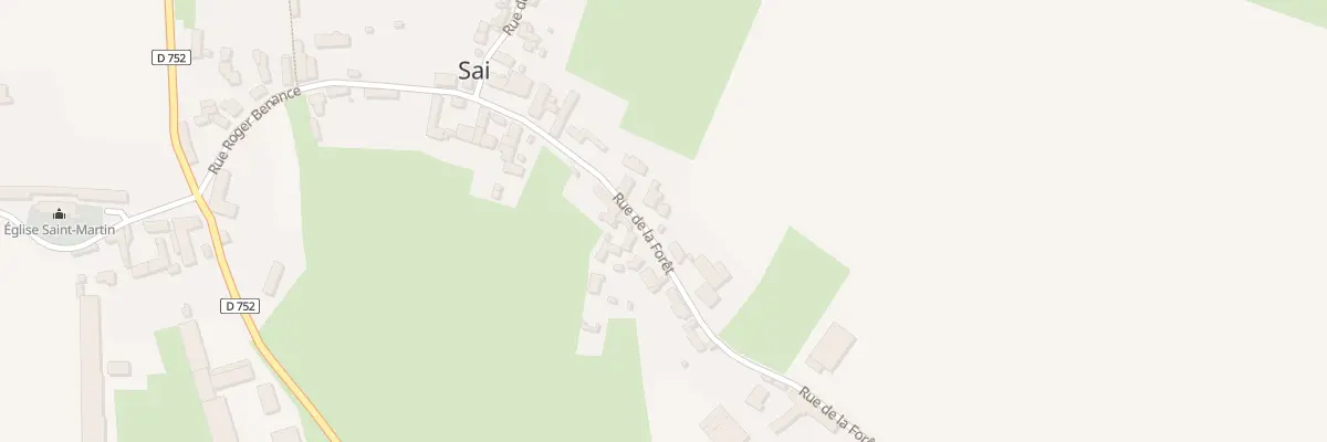 Plan du 14 Rue de la Forêt à Sai