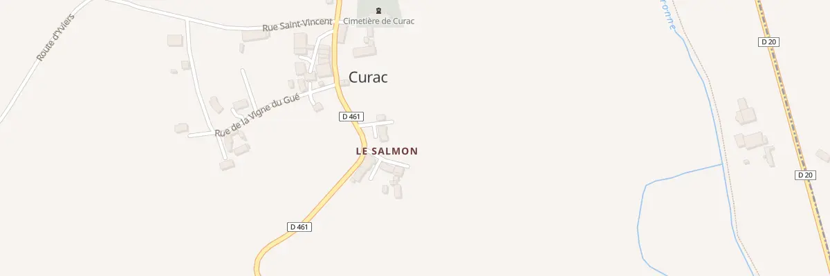 Plan du 5073 Sous l’Eglise à Curac