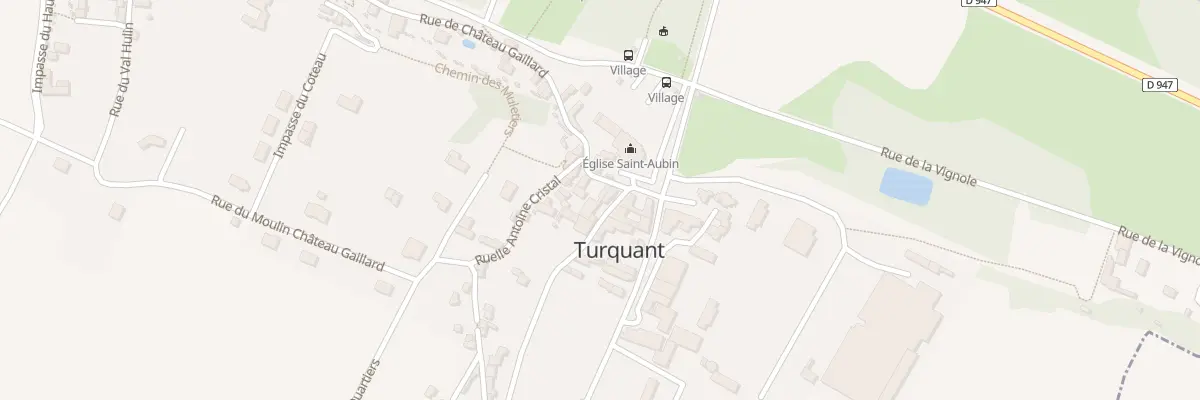 Plan du 1 Rue de la Mairie à Turquant