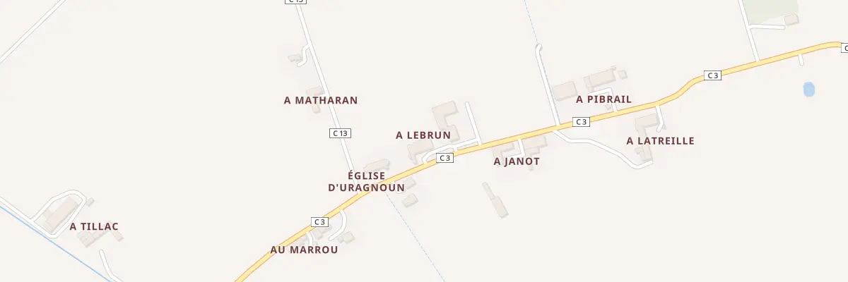 Plan du 5032 A Lebrun à Tieste-Uragnoux