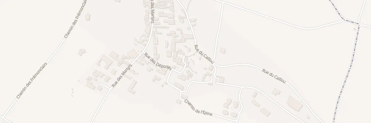 Plan du 8 Rue des Déportés à Turquant