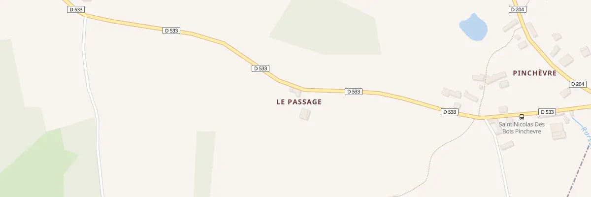 Plan du 5 Le Passage à Saint-Nicolas-des-Bois