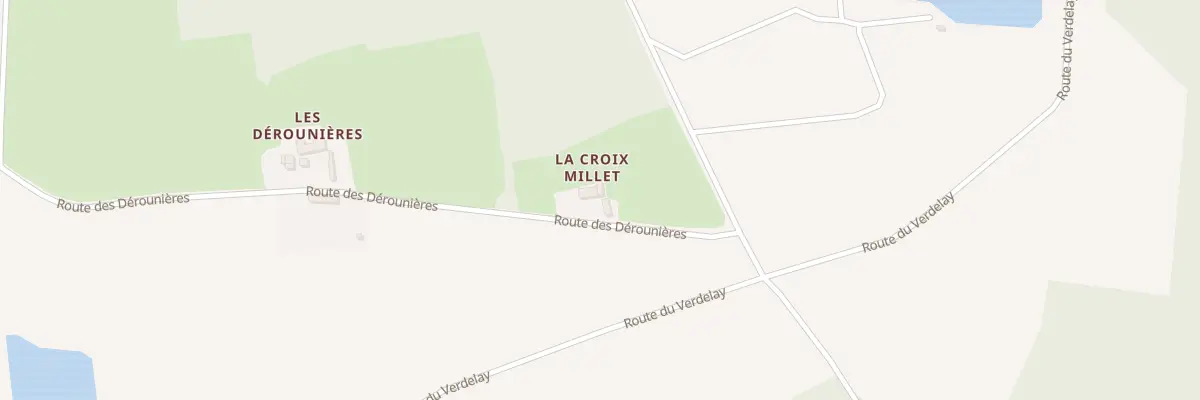 Plan du 895 Rte des Derouinières à Mouliherne