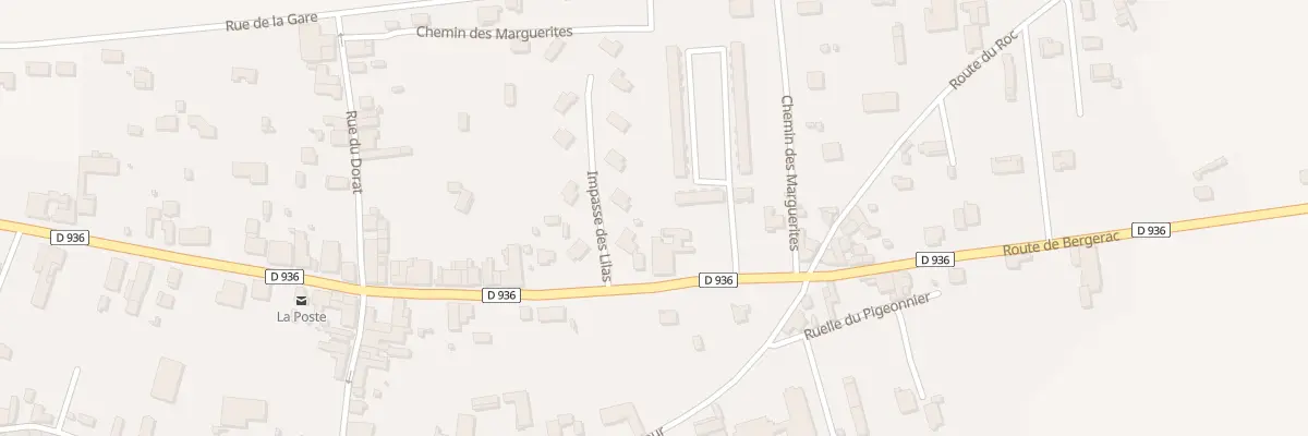 Plan du 34 Rte de Bergerac à Lamothe-Montravel