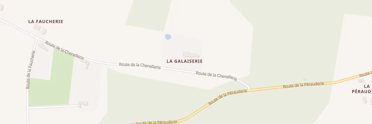 Plan du 855 Rte de la Chenellerie à Mouliherne