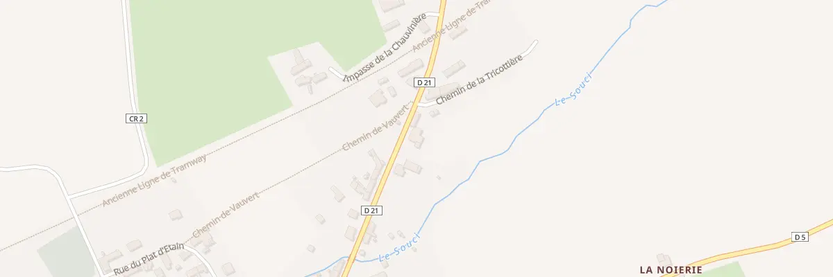 Plan du 17 Rue de la Gare à Ségrie