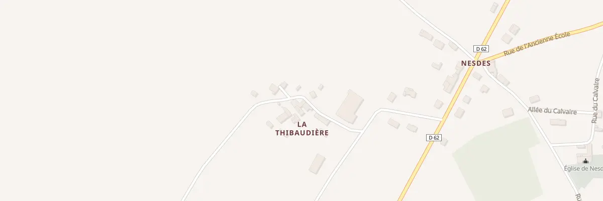 Plan du 8 La Thibaudiere à Boivre-la-Vallée