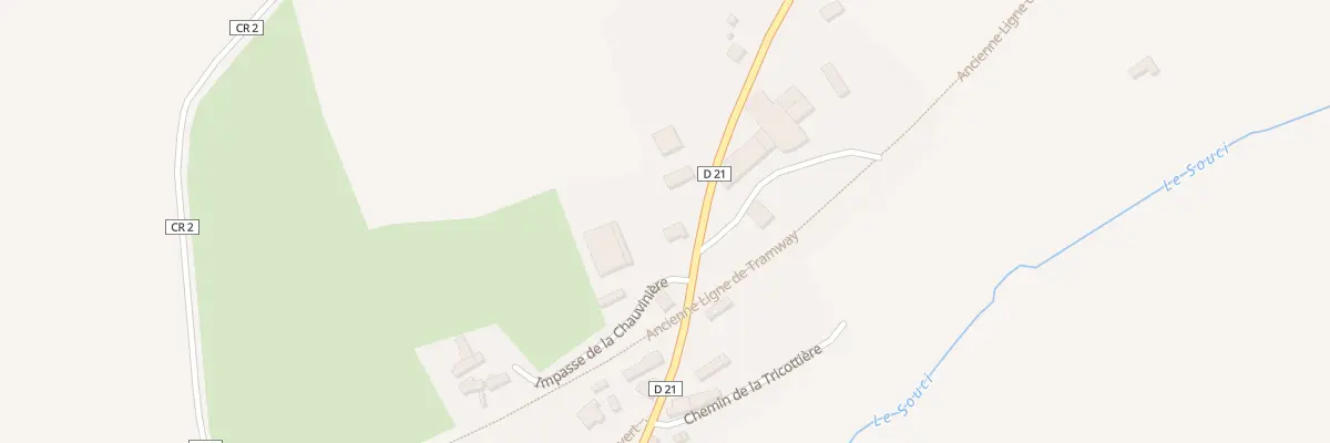 Plan du 34 Rue de la Gare à Ségrie