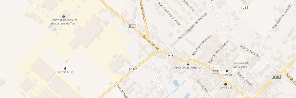 Plan du 26 Rue de Falaise à Trun