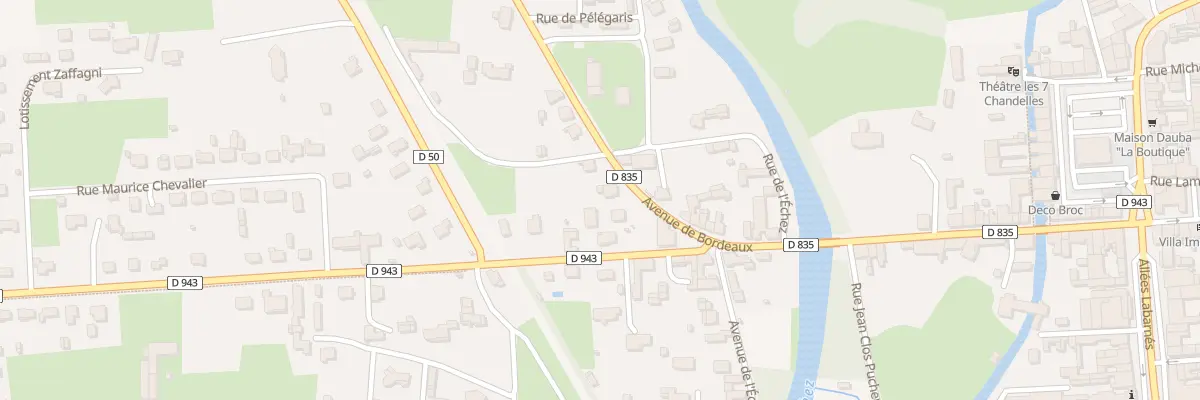 Plan du 143 Av de Bordeaux à Maubourguet