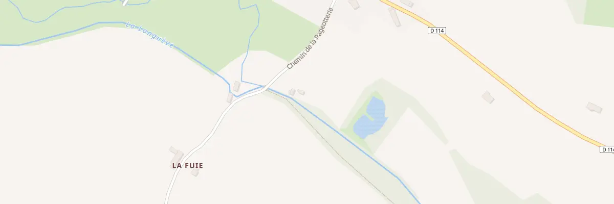 Plan du 1 Che de la Pageotterie à Vernie