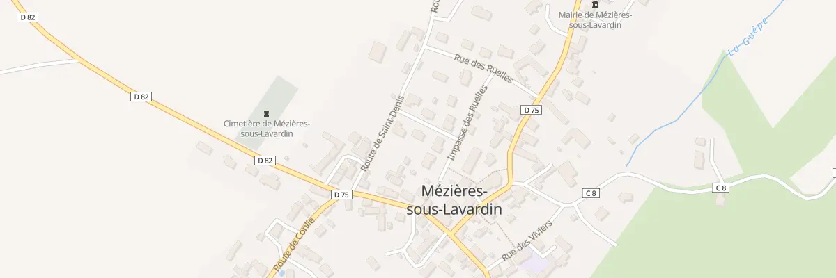 Plan du 3 Rue de l’Ormeau à Mézières-sous-Lavardin