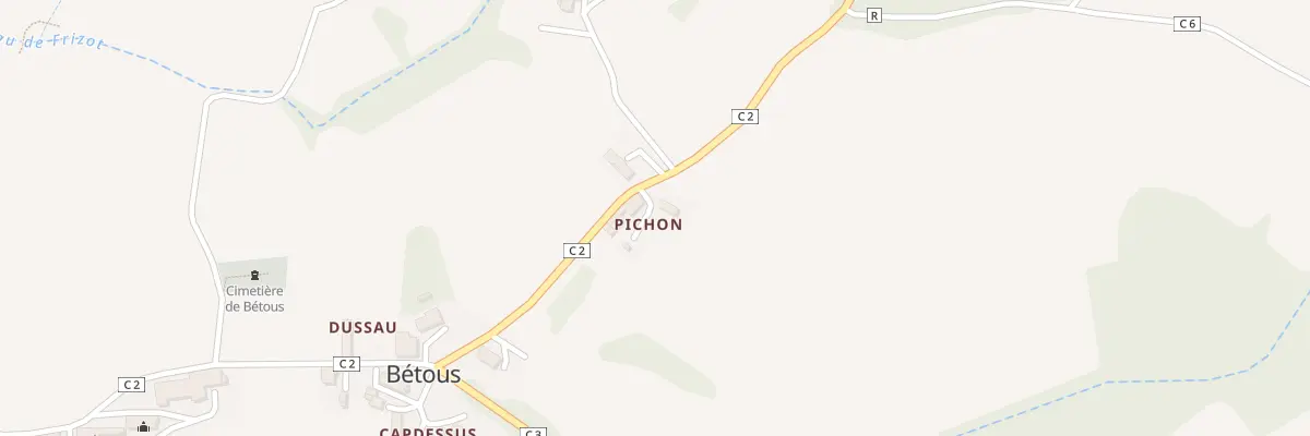 Plan du 5011 A Pichon à Bétous