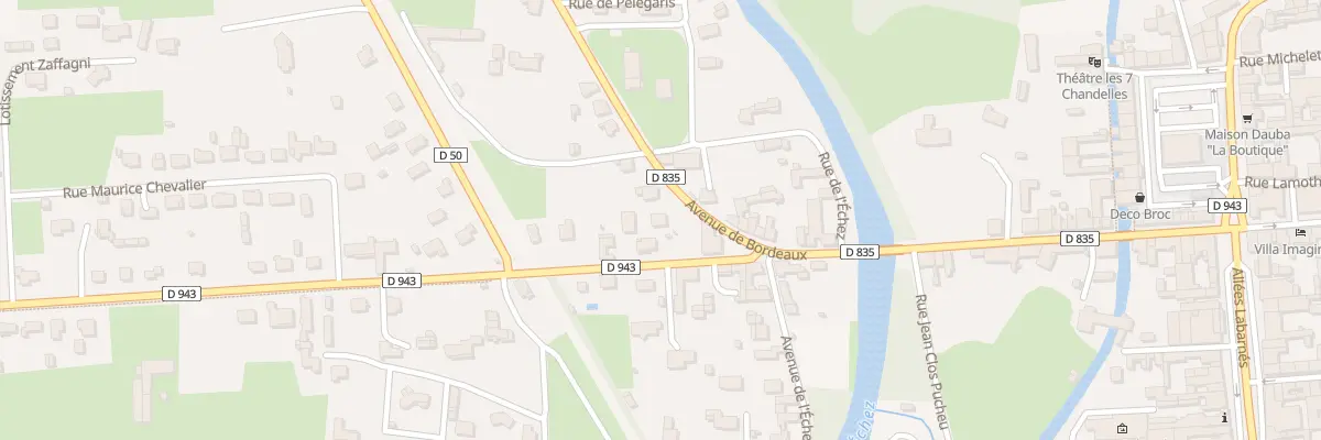 Plan du 131 Av de Bordeaux à Maubourguet