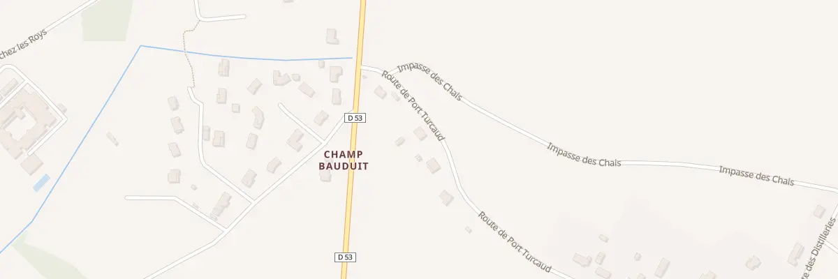 Plan du 6 Le Port Turcaud à Sireuil