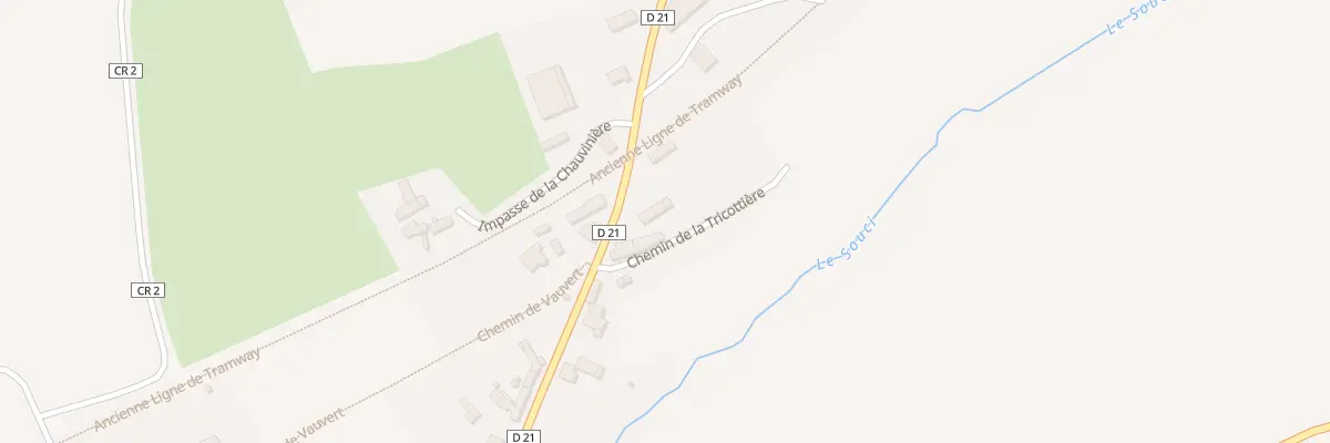 Plan du 21 Rue de la Gare à Ségrie