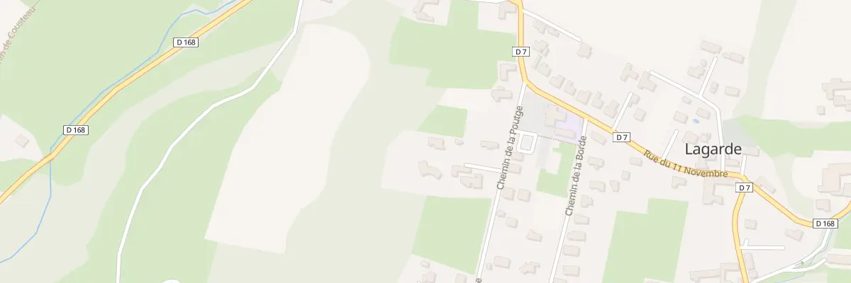 Plan du 2 Imp de la Clairiere à Lagarde