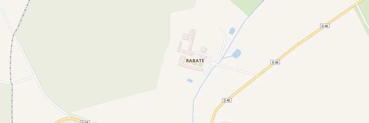 Plan du 1 Rabate à Roiffé