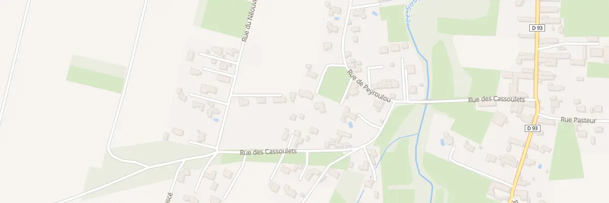 Plan du 3B Rue de Peyroulou à Oursbelille