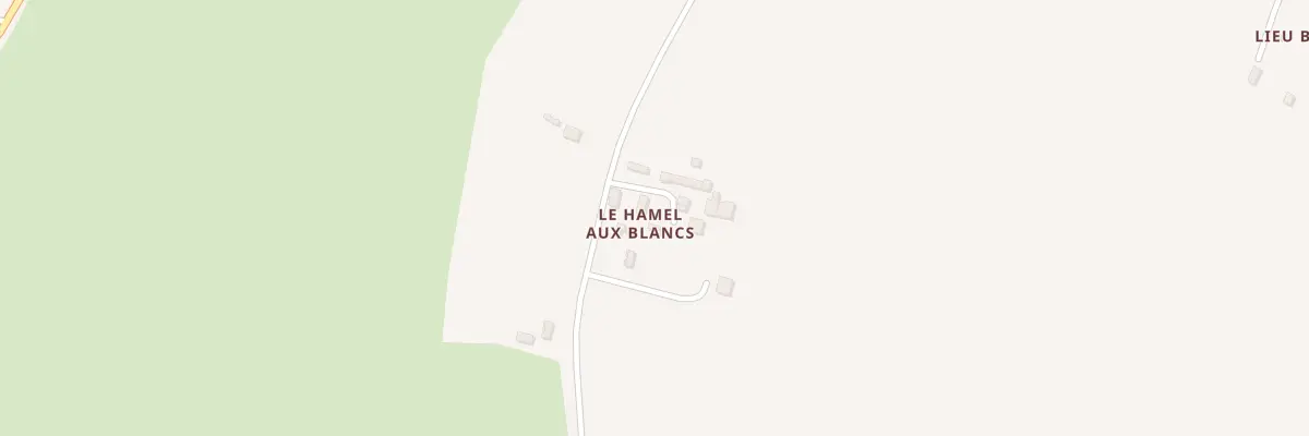 Plan du 5023 Le Hamel aux Blancs à Branville