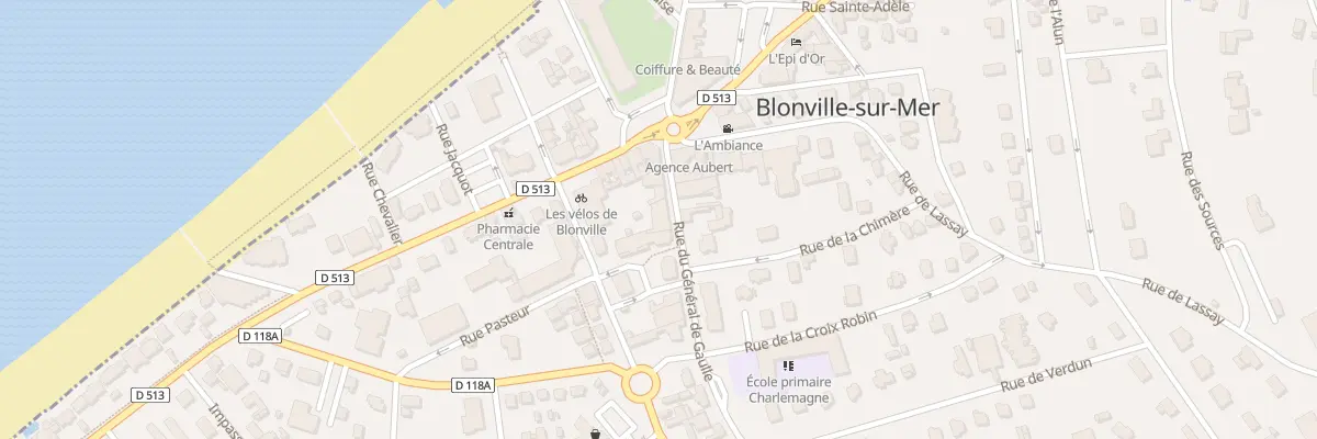 Plan du 8 Rue du Gen de Gaulle à Blonville-sur-Mer