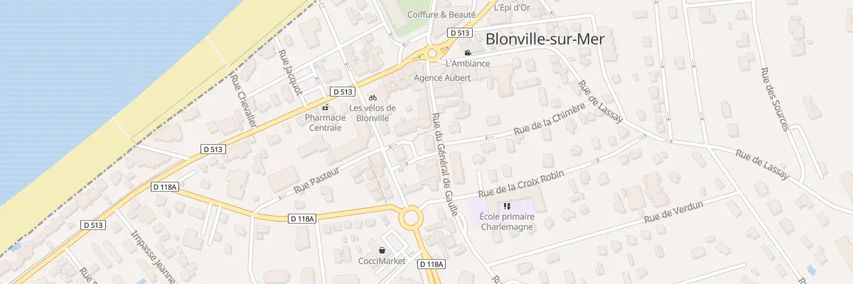 Plan du 12 Rue du Gen de Gaulle à Blonville-sur-Mer