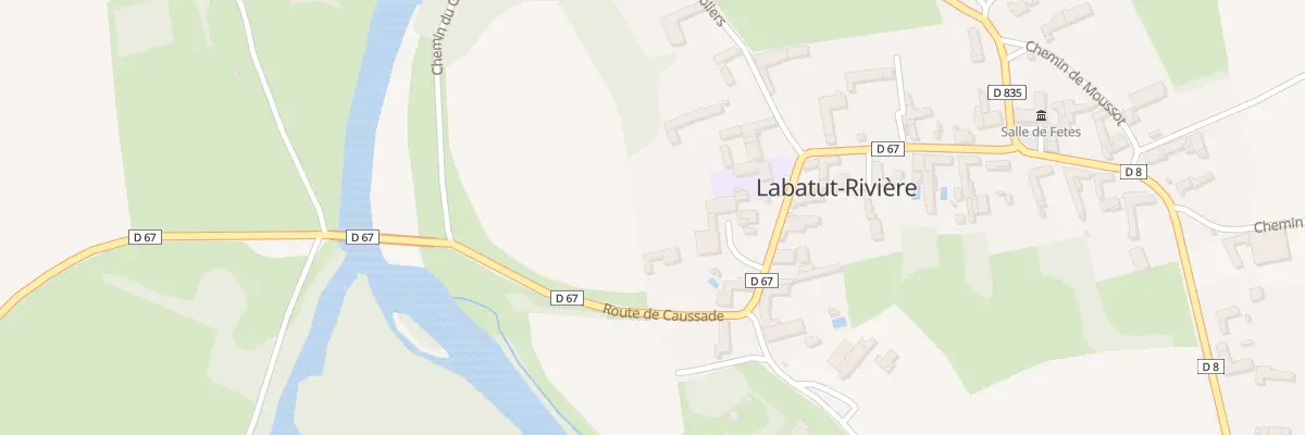 Plan du 4 Rte de Caussade à Labatut-Rivière