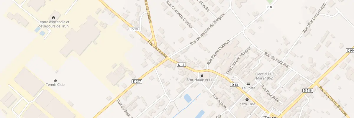 Plan du 19 Rue de Falaise à Trun