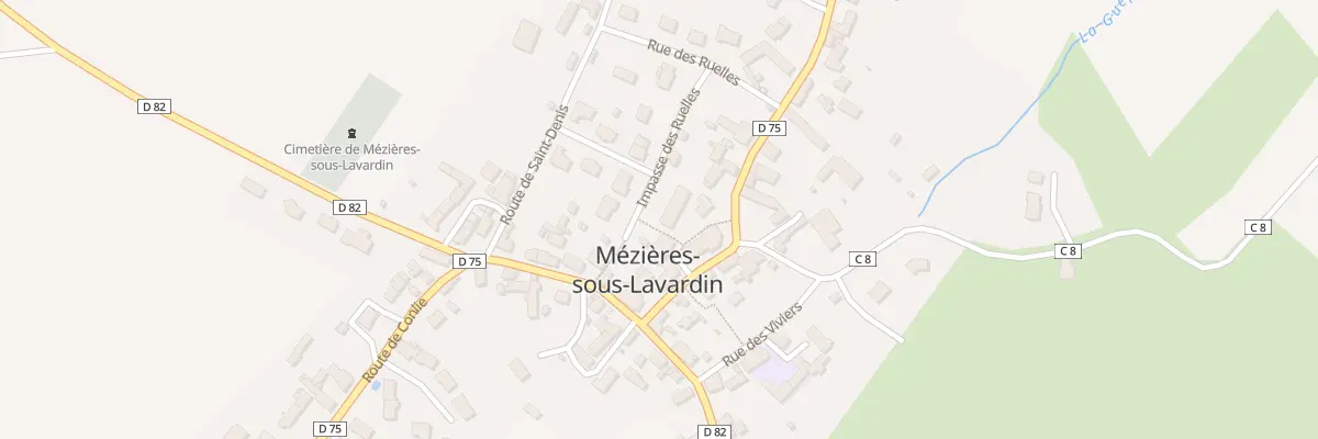 Plan du 7A Rte de Beaumont à Mézières-sous-Lavardin