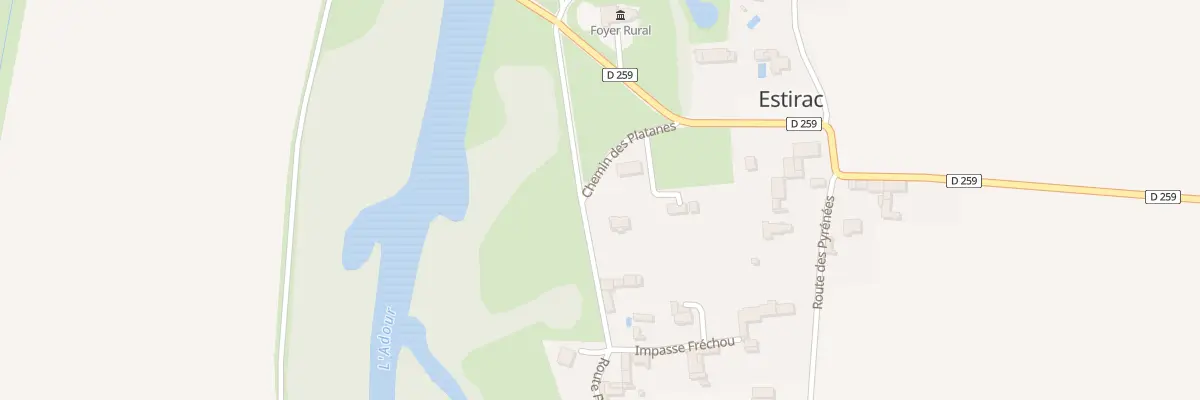 Plan du 5 Che des Platanes à Estirac