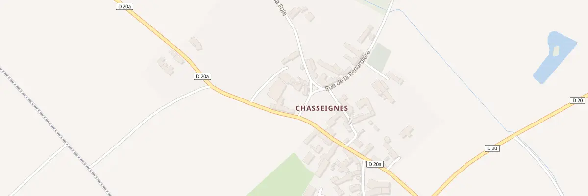 Plan du 1 Rue de la Fuie à Mouterre-Silly