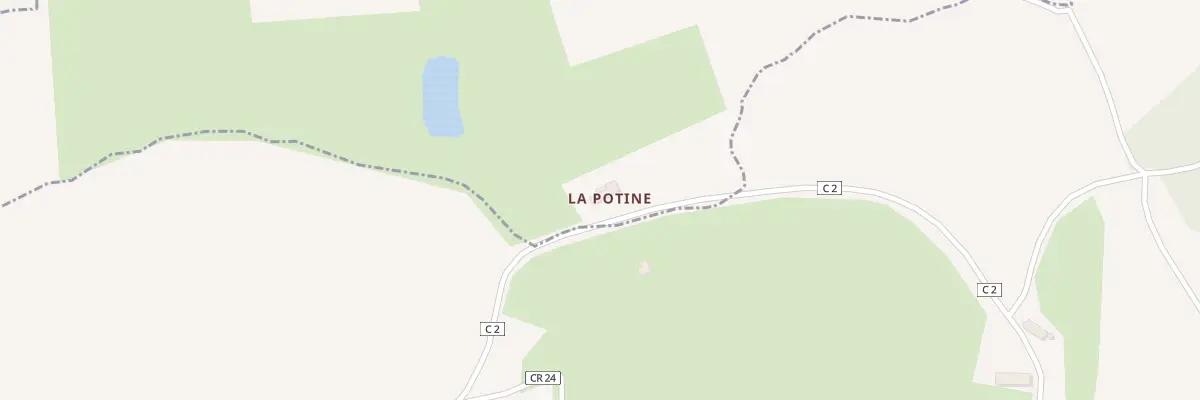 Plan du 2 La Potine à Ségrie