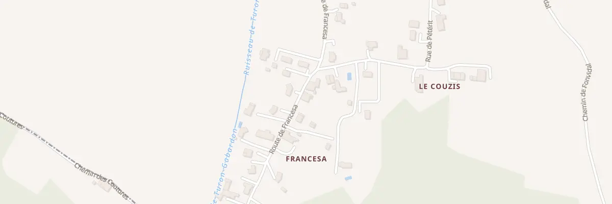 Plan du 293 Rte de Francesa à Flaujagues