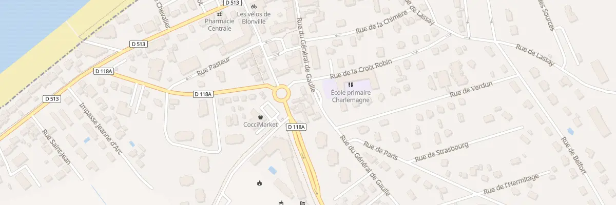 Plan du 24 Rue du Gen de Gaulle à Blonville-sur-Mer