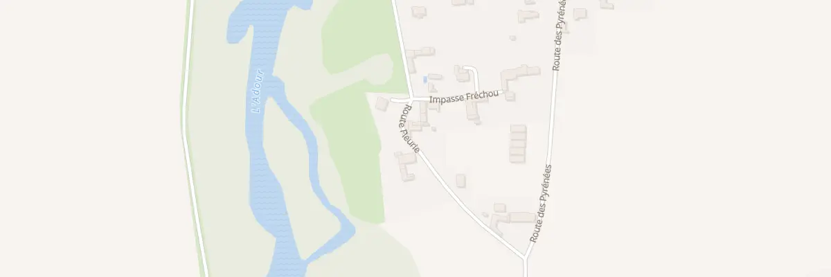 Plan du 7 Rte Fleurie à Estirac