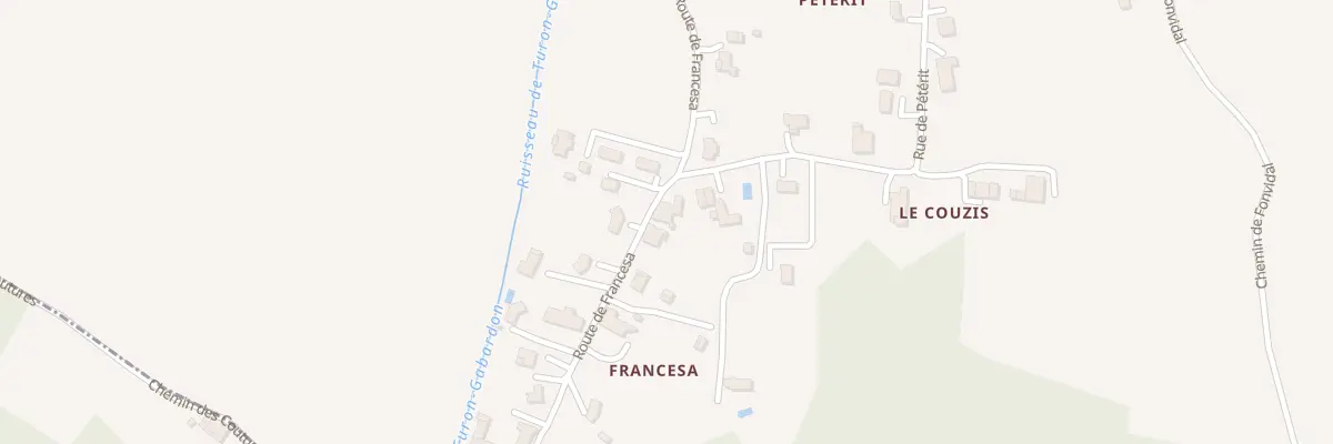 Plan du 263 Rte de Francesa à Flaujagues
