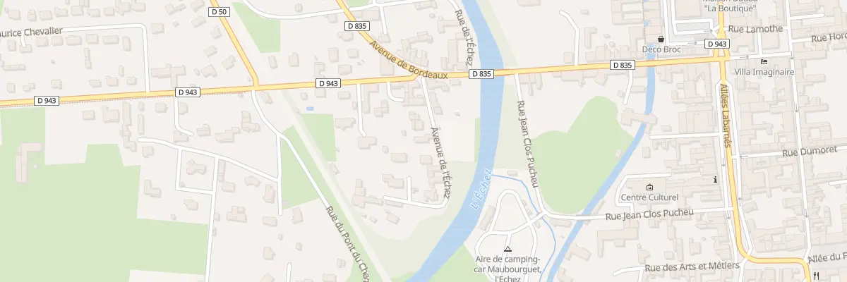 Plan du 76 Av de l’Echez à Maubourguet