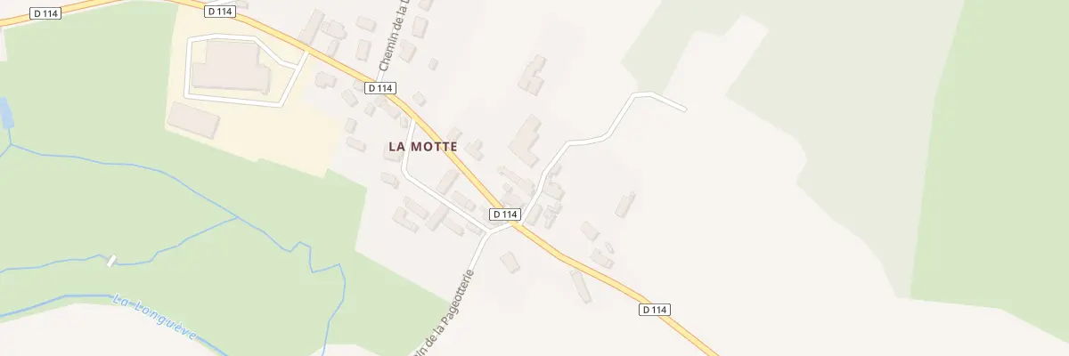 Plan du 1 Che de la Motte à Vernie