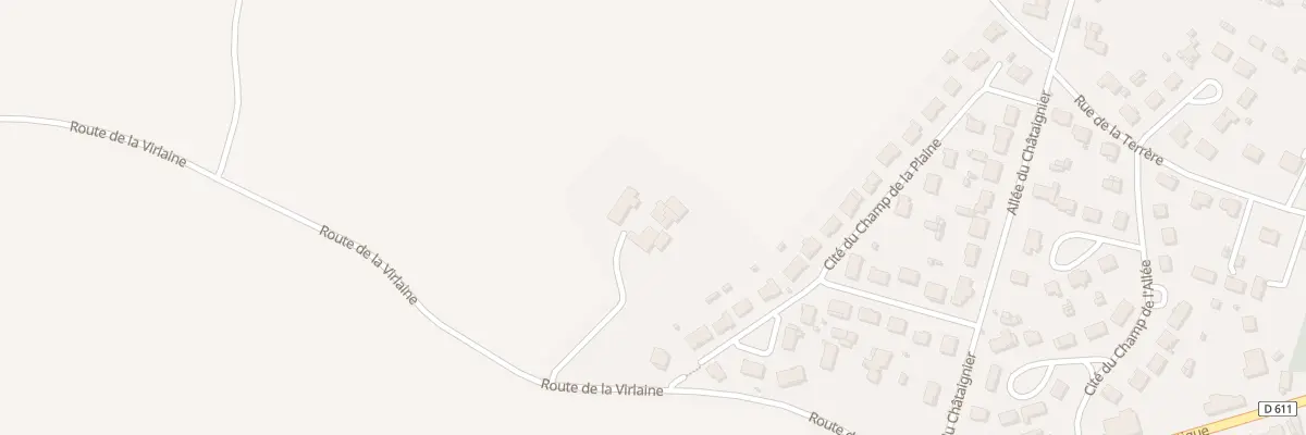 Plan du 5768 La Virlaine à Rouillé