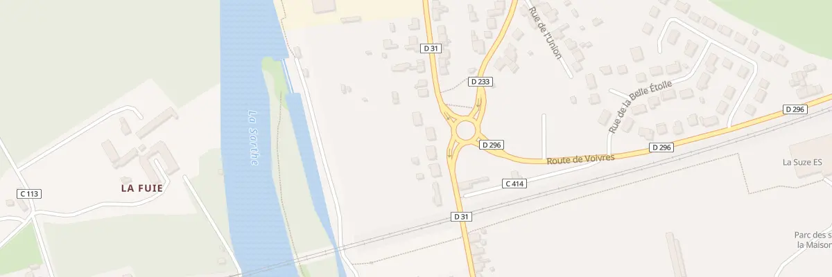 Plan du 7 Rte de Chemiré à La Suze-sur-Sarthe