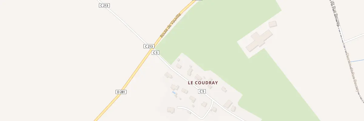 Plan du 5062 Le Coudray à Branville