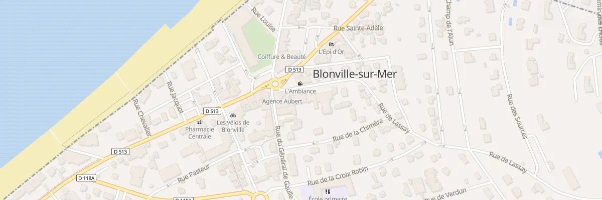 Plan du 6 Rue de Lassay à Blonville-sur-Mer