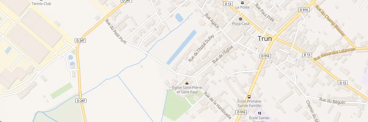 Plan du 6 Rue de l’Abbé Dufay à Trun