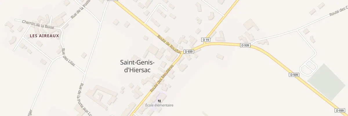 Plan du 5009 Le Bourg à Saint-Genis-d’Hiersac