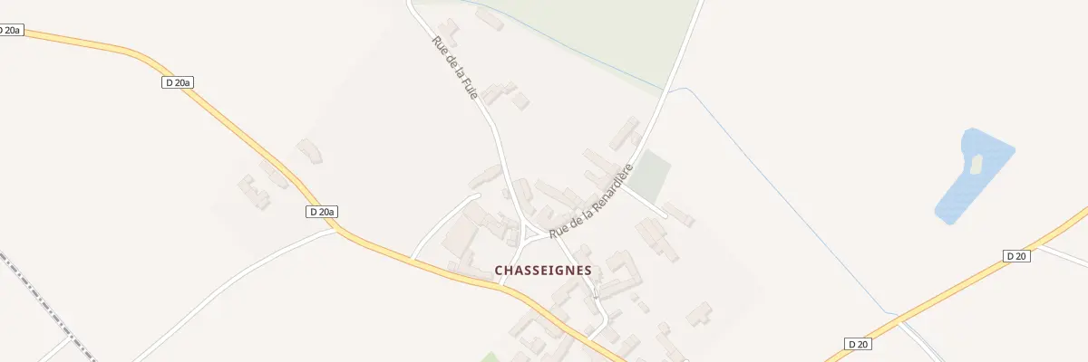 Plan du 2 Rue de la Fuie à Mouterre-Silly
